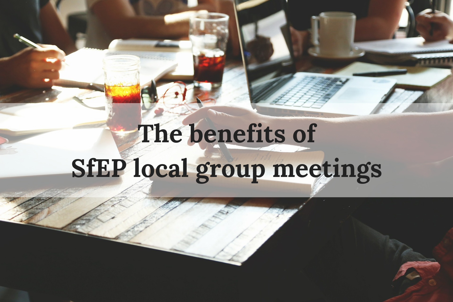 The benefits of SfEP local groups